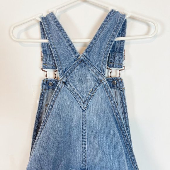 GAP Children's Blue Denim Overalls Size Medium - Picture 5 of 6
